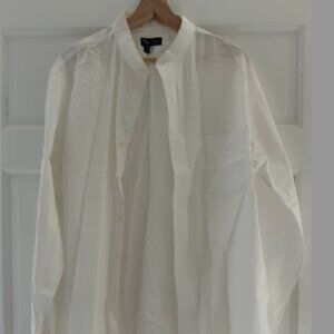 Men's White Button down Shirt
